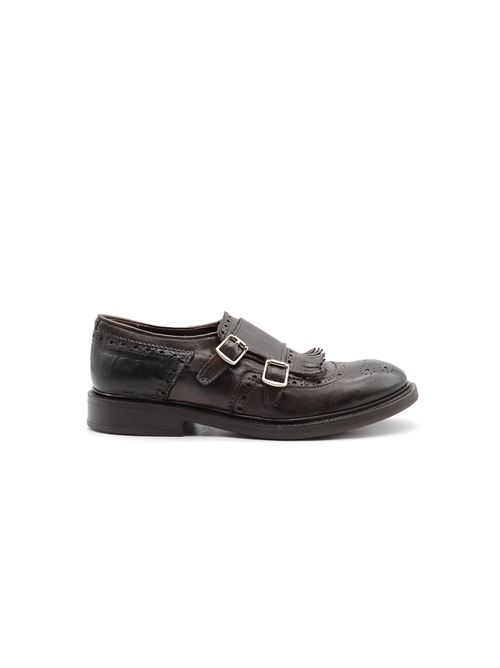 DOPPIA FIBBIA MARRONE ZANFRINI | GH 011VTDM